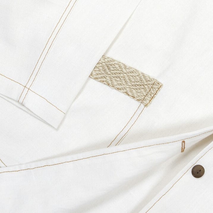 Chaqueta de cáñamo con capucha